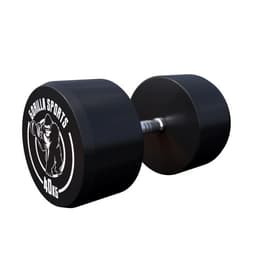 Gorilla Sports Dumbbells GS Rubber - 2,5-40 kg 40 kg
