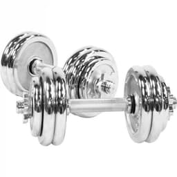 Gorilla Sports Hantler KROM Støpejern - 2x15kg