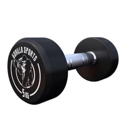 Gorilla Sports Dumbbells GS Rubber - 2,5-40 kg 5 kg