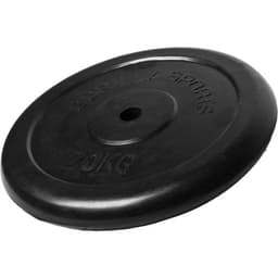 Gorilla Sports Viktskivor GUMMI Gjutjärn 20 kg