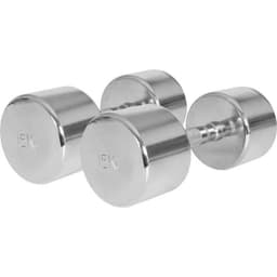 Gorilla Sports Dumbbells Chrome 2 x 15 kg