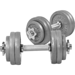 Gorilla Sports Hantler IRON Støpejern - 2x15kg