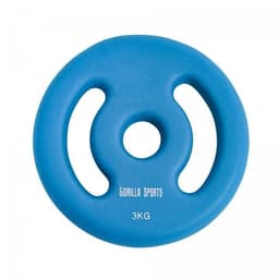 Gorilla Sports Vægtskiver Neopren 31mm (par) 2 x 3 kg