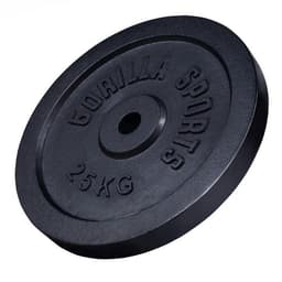 Gorilla Sports Vektskiver IRON Svart 25 kg