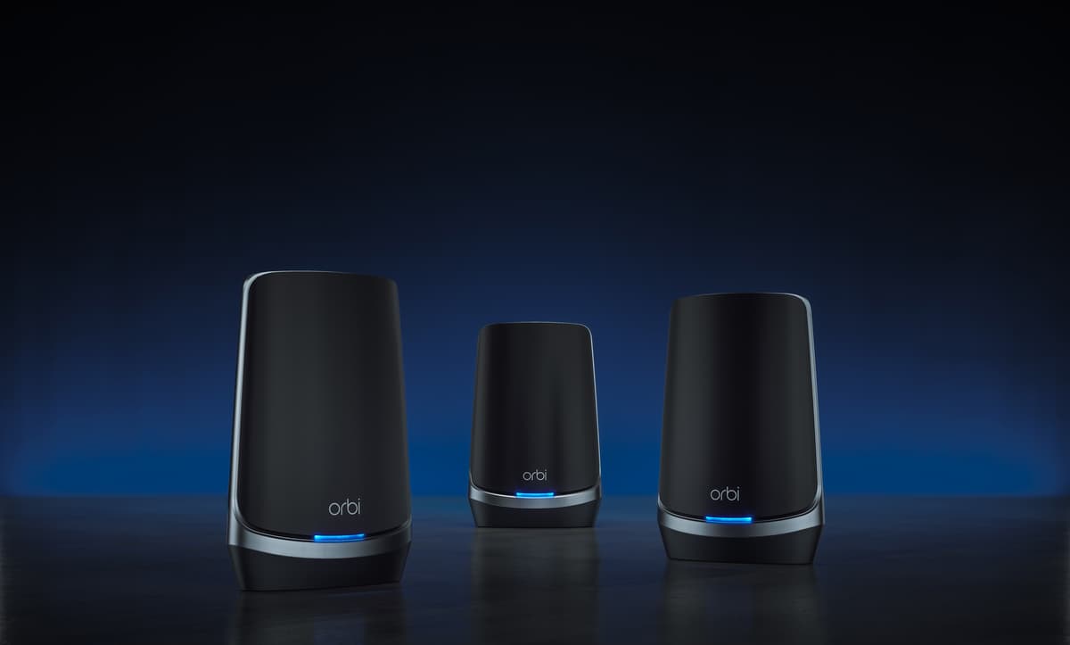 Netgear Orbi RBKE963 AX11000 nelikaistainen WiFi 6E mesh (3kpl, musta ...