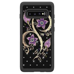Samsung Galaxy S10+ TPU-Skal Armor Extra Tåligt - Vivid Flower