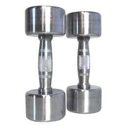 FitNord Chrome Dumbbells Pro (Pair), Kromhantel 7 kg