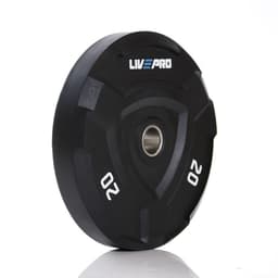 LivePro Rubber Warrior Bumper Plate 50 mm 20 kg