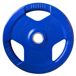 FitNord Painolevy Tri Grip, Levypainot Kumipäällyste 20 kg
