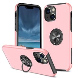 iPhone 14 Plus Hybrid Deksel Med Fingerring - Rosa