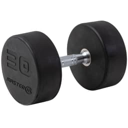 Master Fitness Hantel Premium, Hantlar Gummi 30 kg