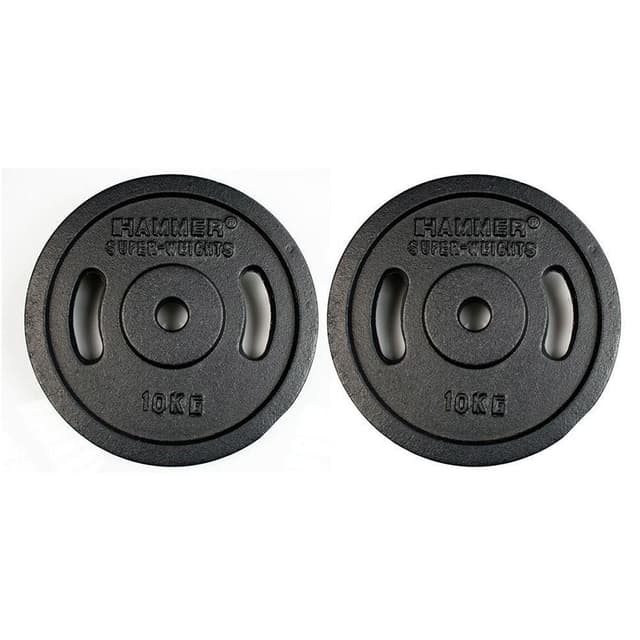 Hammer Sport Weight Discs, Viktskiva Järn 2 x 10 kg