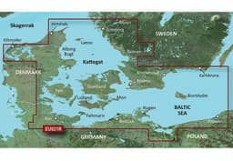 Garmin Danmark Öst-Sweden Sydöst Garmin VEU021R - BlueChart g3 Vision mSD/SD