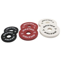 Master Fitness Change Plate Set 1,25-2,5-5 kg, Viktskiva Gummerad