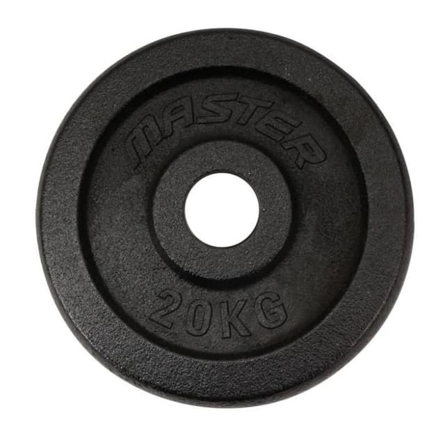 Master Fitness Skolvikt 30 mm, Vektskiver Jern 20 kg