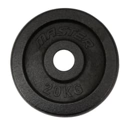 Master Fitness Skolvikt 30 mm, Viktskivor Järn 20 kg