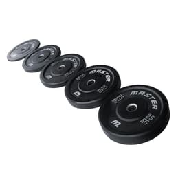 Master Fitness Viktpaket Bumper 150 kg, Viktskiva Bumper