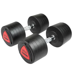 Hammer Sport Pu Dumbbell, Hantlar Gummi 37,5 kg