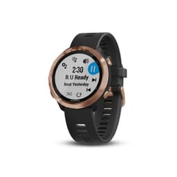 Garmin Forerunner® 645 Music, Pulsklocka Roséguldfärgad med svart band