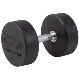 Master Fitness Hantel Premium, Hantlar Gummi 27,5 kg