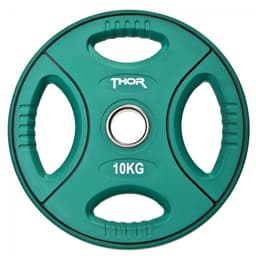Thor Fitness Colored PU Vektplater m. håndtak 50 mm 10 kg