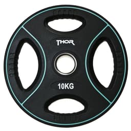 Thor Fitness Svart PU Vektplater 50 mm 10 kg