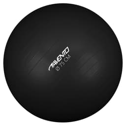 vidaXL Gymnastikboll svart 75 cm