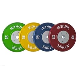 Thor Fitness Konkurranse bbumper Farget, 50 mm 10 kg