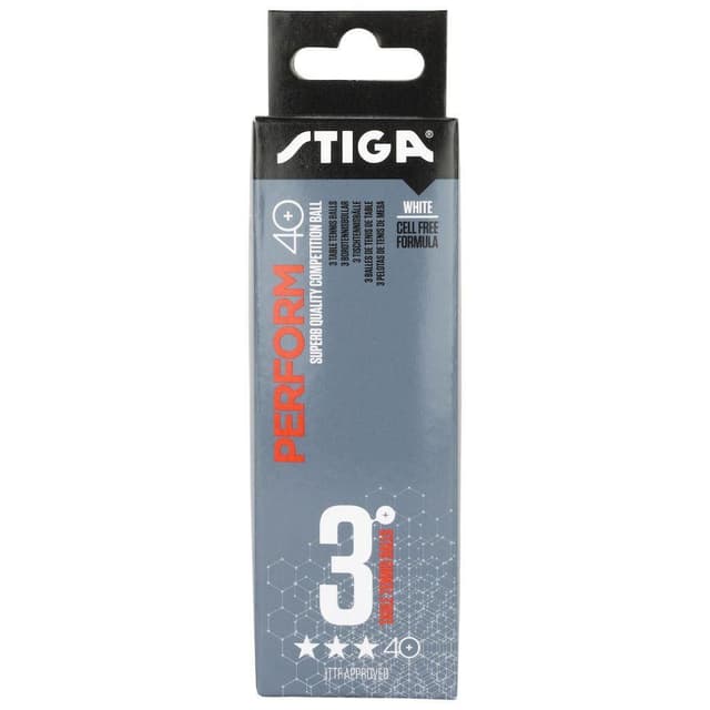 STIGA Perform 3-pack ABS 3-star, Bordtennisbollar