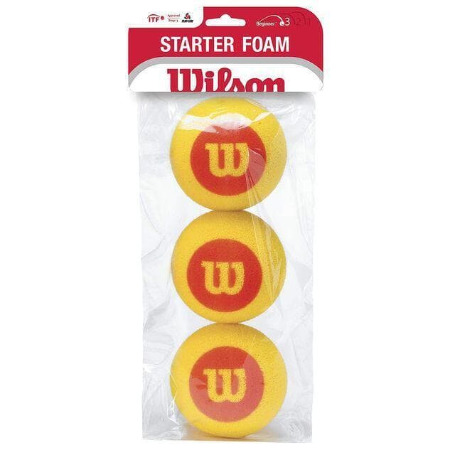 Sachet de 6 balles Wilson starter Foam