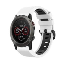 Armband till Garmin Fenix 5X Plus 26mm - Vit & Svart