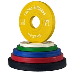 Motion & Fitness PRO Fractional Plate, Levypainot Kumipäällyste 1,5 kg