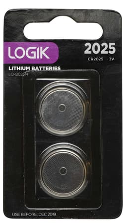 Logik knapbatteri 2 stk. CR2025