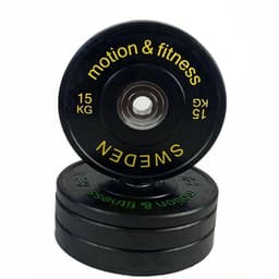 Motion & Fitness PRO Training Bumper Plate, Viktskivor Bumper 15 kg