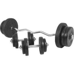 Gorilla Sports Curl bar Dumbbells Basic - 70 kg
