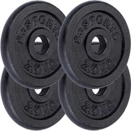 Gorilla Sports Vektskiver ScSPORTS Støpejern - 4x2,5kg