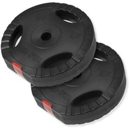 Gorilla Sports Vægtskiver PRO Trigrip - 2x15kg
