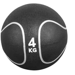 Gorilla Sports Medicinbold Sort/Sølv 4 kg