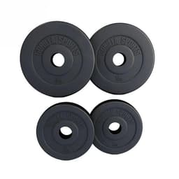 Gorilla Sports Vægtplader BASIC Cement 51mm - 2x10kg 2x5kg