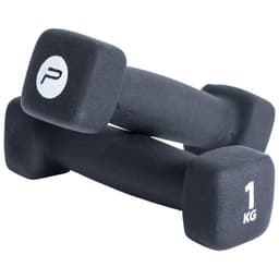 Pure2Improve Hantelset 2x1 kg neopren svart
