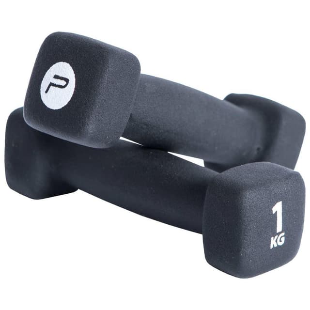Pure2Improve Hantelset 2x1 kg neopren svart