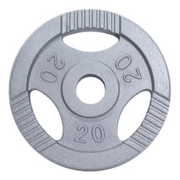 Gorilla Sports Vægtskiver TRIGRIP Støbejern 51mm 20 kg
