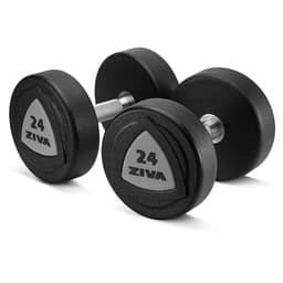 Ziva Zvo Urethane Dumbbell Grey, Vinyyli 38 kg