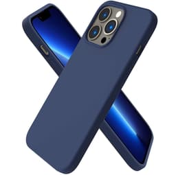 iPhone 13 Pro kännykkäkuori silikoni laivastonsininen