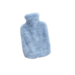 Kuumavesipullo pehmeällä kannella Sininen 2 L