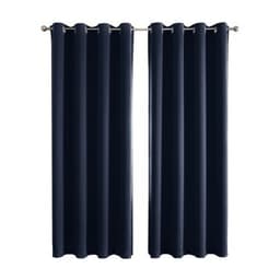 Mørklægningsgardin Mørkeblå 132x213 cm