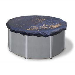 Runt poolöverdrag Svart 360 cm