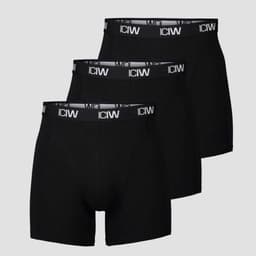 ICIW Boxer Black 3-Pack, Kalsonger S