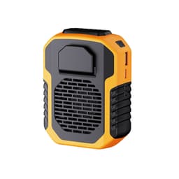 Kannettava vyötäröclip Fan Neck Fan 6000 mAh Oranssi