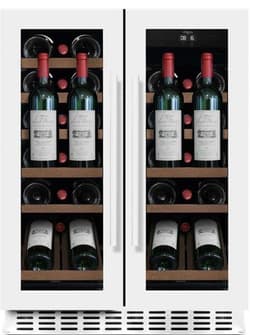 Innebygd vinkjøler - WineCave 60D2 Powder White